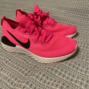Pink Nike sneakers